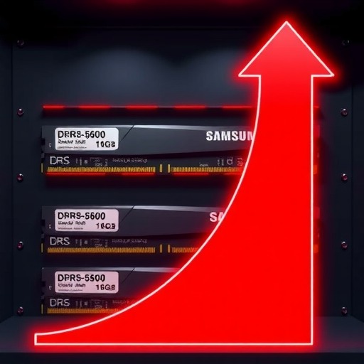 三星DDR5-5600 16GB内存条价格三个月内飙涨3倍