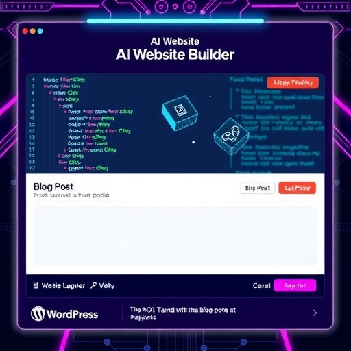WordPress 推出免费的 AI 网站构建器，几句话就能搭建博客