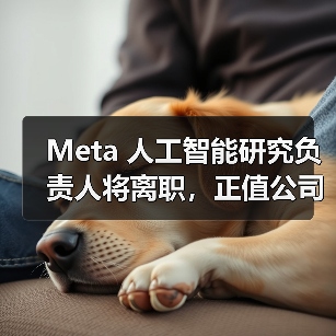 Meta 人工智能研究负责人将离职,正值公司加大 AI 投入之际(图3) Meta 人工智能研究负责人将离职,正值公司加大 AI 投入之际(图3)