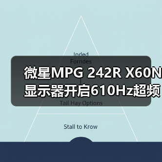 微星MPG 242R X60N显示器开启610Hz超频时代，半价引爆FPS战场（图2）