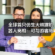 全球首只仿生大熊猫机器人亮相:可与游客畅快交流(图4) 全球首只仿生大熊猫机器人亮相:可与游客畅快交流(图4)