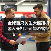 全球首只仿生大熊猫机器人亮相:可与游客畅快交流(图3) 全球首只仿生大熊猫机器人亮相:可与游客畅快交流(图3)