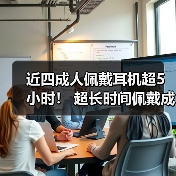 近四成人佩戴耳机超5小时！ 超长时间佩戴成为刚需，定制蓝牙耳机成为唯一解（图2）