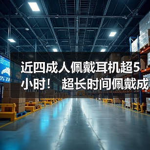 近四成人佩戴耳机超5小时！ 超长时间佩戴成为刚需，定制蓝牙耳机成为唯一解（图4）