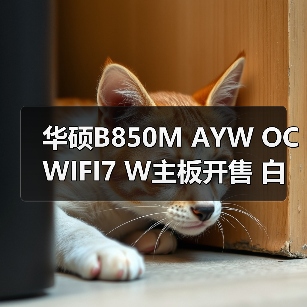 华硕B850M AYW OC WIFI7 W主板开售 白色超频新神器