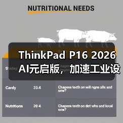 ThinkPad P16 2026 AI元启版,加速工业设计和工程计算AI生产力(图3) ThinkPad P16 2026 AI元启版,加速工业设计和工程计算AI生产力(图3)