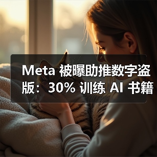 Meta 被曝助推数字盗版：30% 训练 AI 书籍遭二次传播（图1）