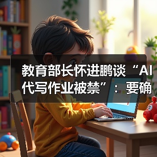 教育部长怀进鹏谈“AI 代写作业被禁”:要确保学生会用、善用、不滥用 AI(图3) 教育部长怀进鹏谈“AI 代写作业被禁”:要确保学生会用、善用、不滥用 AI(图3)