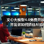 文心大模型4.0免费开放，开发者如何抓住AI应用新机遇？（图2）