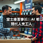 富士康董事长：AI 难以替代人类工人（图2）