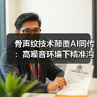 骨声纹技术颠覆AI同传:高噪音环境下精准沟通新方案(图3) 骨声纹技术颠覆AI同传:高噪音环境下精准沟通新方案(图3)