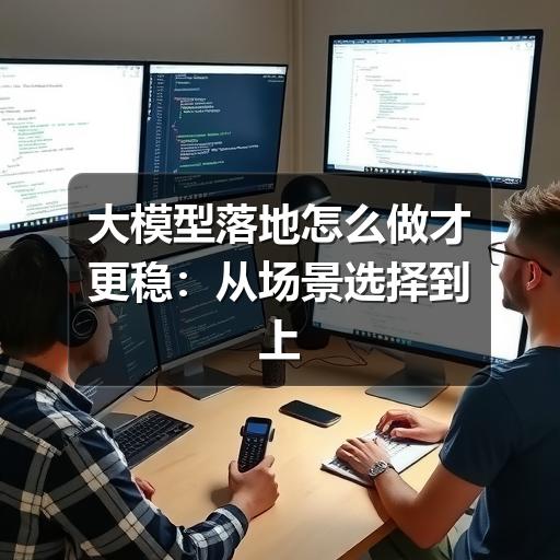 大模型落地怎么做才更稳:从场景选择到上线运营的实用指南