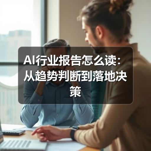 AI行业报告怎么读：从趋势判断到落地决策的实用指南