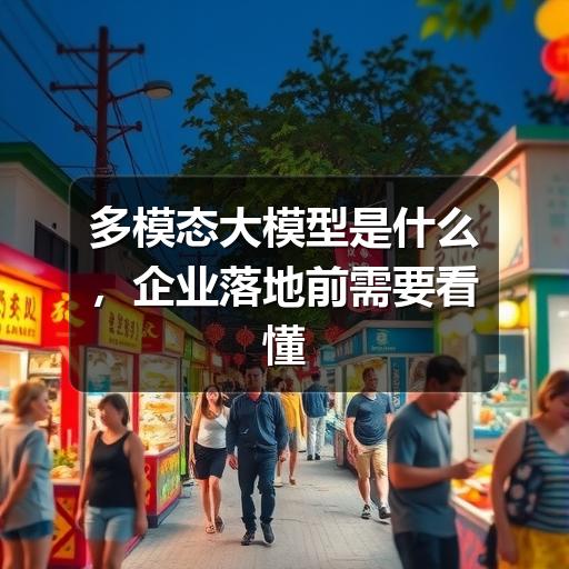 多模态大模型是什么，企业落地前需要看懂哪些关键点