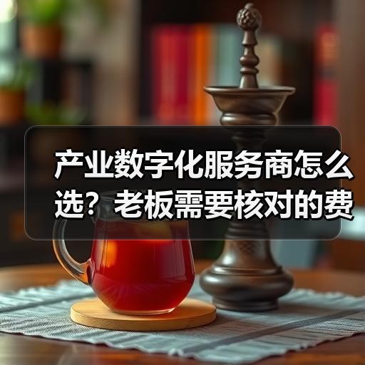 产业数字化服务商怎么选？老板需要核对的费用与合同要点