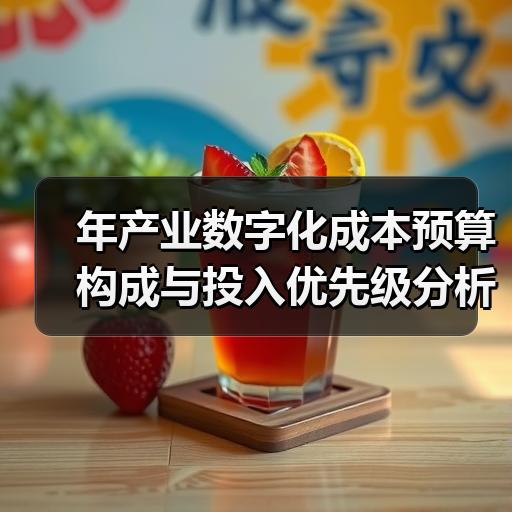 年产业数字化成本预算构成与投入优先级分析
