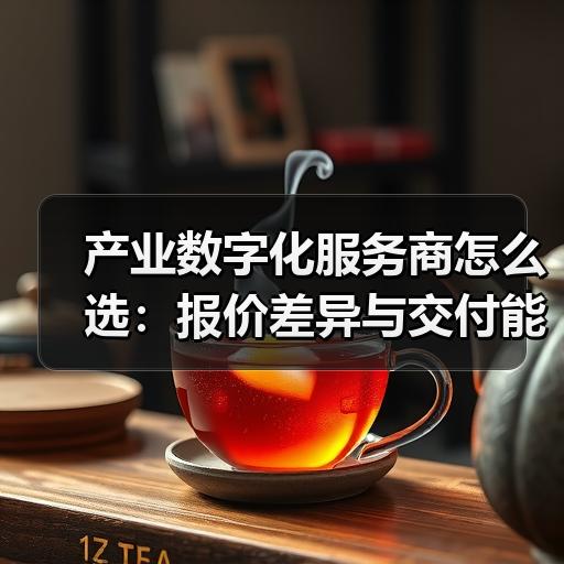 产业数字化服务商怎么选：报价差异与交付能力对比分析