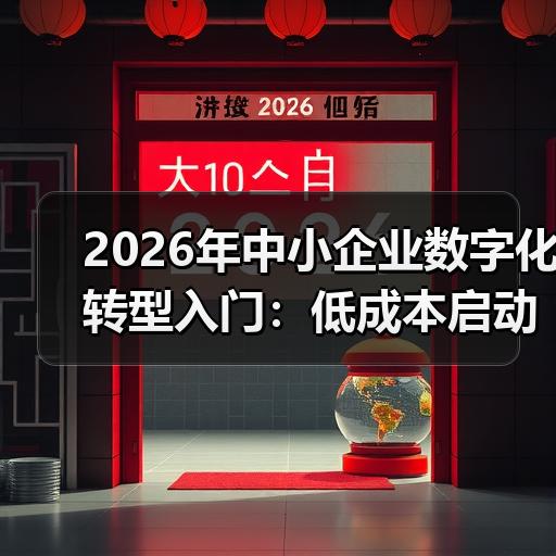2026年中小企业数字化转型入门：低成本启动路径与常见误区解析