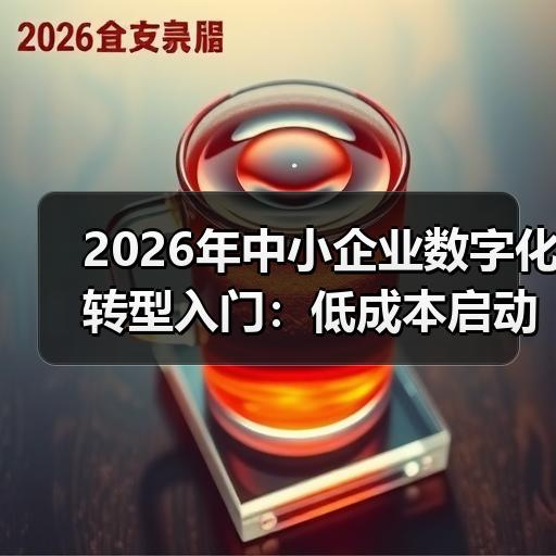 2026年中小企业数字化转型入门：低成本启动路径与常见误区