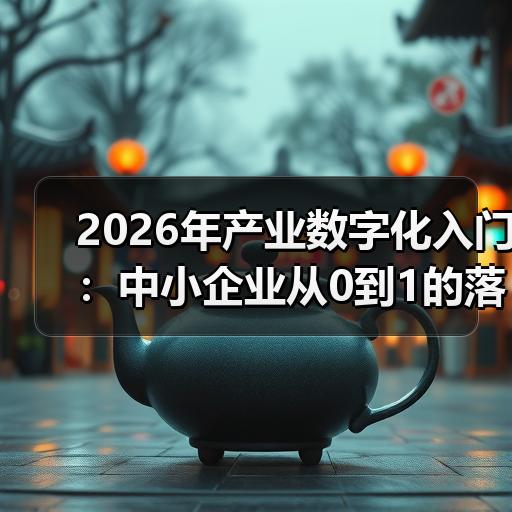 2026年产业数字化入门：中小企业从0到1的落地路径与常见误区